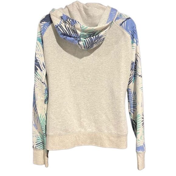 Aéropostale Tropical Print Zip-Up Hoodie Sweatshirt Junior’s Medium - Picture 2 of 5